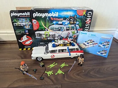 Buy Playmobil Ghostbusters Ecto 1 Working Lights And Sound Complete Boxed Set 9220 • 40£