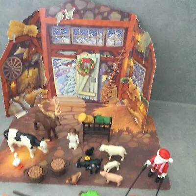Buy Christmas Playmobil Stable Set Father Christmas And Sleigh. • 10£