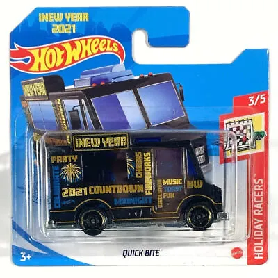Buy 2021 HOT WHEELS Quick Bite 48/250 Holiday Racers 3/5 1:64 - GRY78 • 3.59£