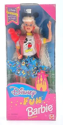 Buy 1995 Disney Fun Barbie Doll 3rd Edition / Disney Exclusive, Mattel 13533 / NrfB • 72.74£