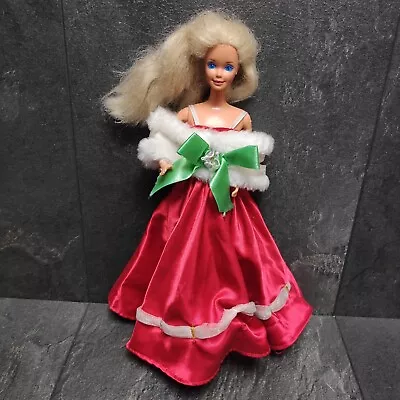 Buy Barbie Doll Christmas Dress Mattel 1966 Malaysia Vintage Barbie • 30.72£