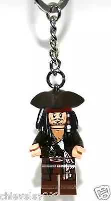 Buy Lego Pirates Of The Caribbean Captain Jack Sparrow Key Ring/Chain New & Genuine • 17.50£