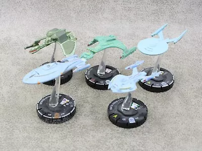 Buy Star Trek Heroclix Federation & Klingon Ships X5 + Discovery Wizkids 16914 • 9.99£