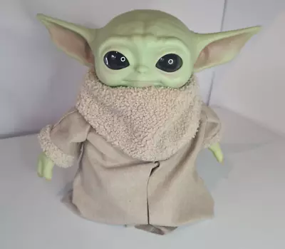 Buy Mandalorian Baby Yoda Grogu Plastic Plush Figurine Doll Lucasfilm • 24.99£