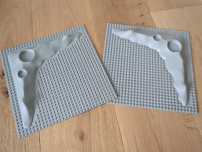 Buy Vintage LEGO Light Grey Baseplates 32 X 32 With Moon Crater Without Crater Studs • 10£