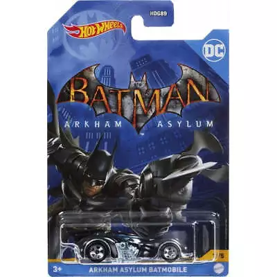 Buy EX Display Hot Weels DC Comics Batman Assorted Car - Arkham Asylum Batmobile • 5.99£