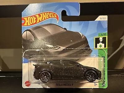 Buy Hot Wheels 2024. Tesla Model Y. HW Green Speed. New Collectable Toy Model Car. • 3.99£