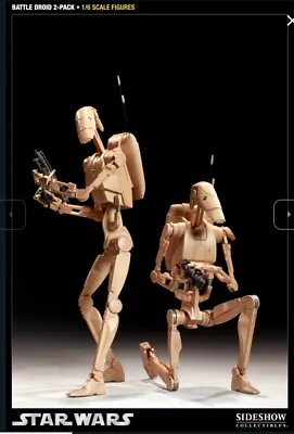 Buy Star Wars Infantry Battle Droids Exclusive 1/6 12   Sideshow 100241 New Sealed • 427.38£