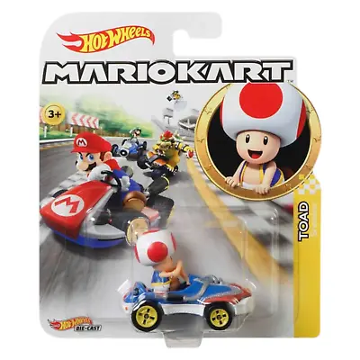 Buy Hot Wheels Mario Kart Toad Sneeker 1:64 Die-Cast Vehicle • 10£