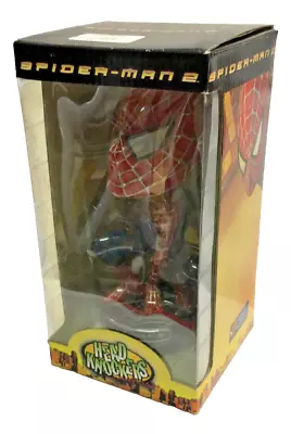 Buy Spider-Man 2 Spiderman GITD Marvel Bobble Head Wobblehead Figure NECA • 60.37£