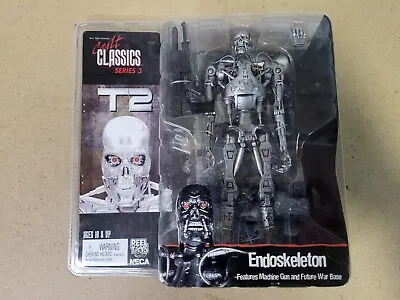 Buy Terminator 2 Endoskeleton Cult Classics Series 3 Neca Reel Toys Action Figure • 69.99£