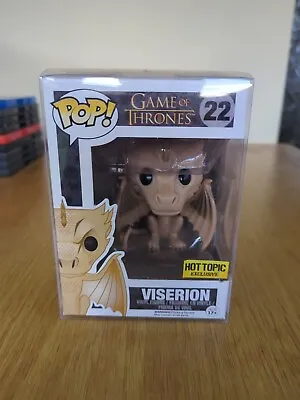 Buy Game Of Thrones Viserion Hot Topic Exclusive #22 FUNKO POP  + PROTECTOR • 9.95£