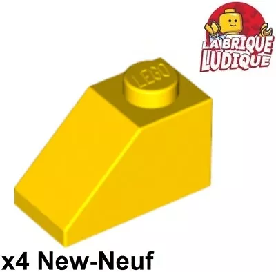 Buy Lego 4x Slope Brick Gradient Angled 45 2x1 Yellow/Yellow 3040 New • 1.37£