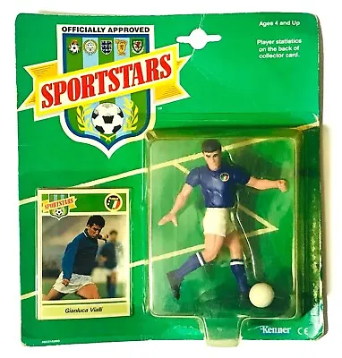 Buy Vintage Kenner Sportstars Soccer Figure Gianluca Vialli New Sealed Card Rare • 28.69£
