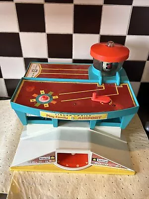 Buy Vintage Fisher Price Play Family Airport • 10£
