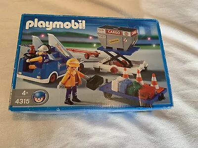 Buy Playmobil 4315 Airport Cargo Set With Airport Ground Crew, New In Box • 14.99£