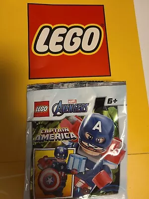 Buy LEGO Marvel Superhero’s Captain America Minifigure Polybag • 3.49£