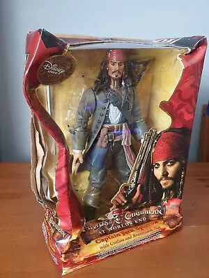 Buy CAPTAIN JACK SPARROW Pirates Of The Caribbean Action Figure 12 Inch Disney A6 • 30£