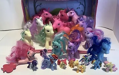Buy 23 X My Little Pony Unicorns - Sea Pony - Mini Ponies Bundle Some Hasbro + Case • 19.95£