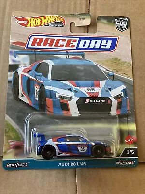 Buy HOT WHEELS DIECAST - Race Day - Audi R8 LMS- 3/5- Combined Postage • 9.99£