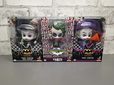 Buy Hot Toys Cosbaby Batman The Joker Bubdle X3, New In Box, Free UK Post • 74.95£