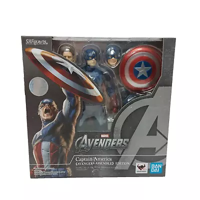 Buy Bandai S.H. Figuarts Marvel Avengers Captain America Avengers Assemble Edition • 71.99£