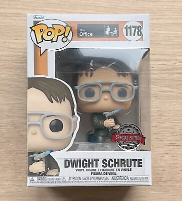 Buy Funko Pop The Office Dwight Schrute With Blow Torch #1178 + Free Protector • 29.99£