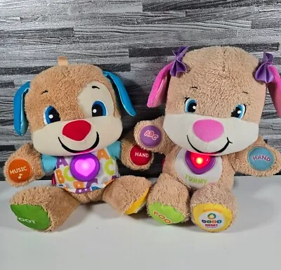 Buy Fisher Price Laugh And Learn  X 2  Interactive Smart Stages ABC Plush Toys • 15£