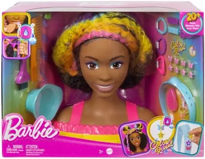 Buy Mattel - Barbie - Totally Hair Deluxe Styling Head - HMD79 - Black - Ages 3+ • 43.50£