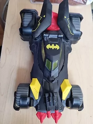 Buy Imaginext Fisher Price Dc Super Friends Legends Of Batman Deluxe Batmobile Black • 10£