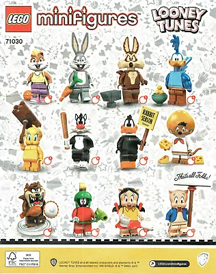 Buy LEGO Collectable Minifigure Looney Tunes Tick Sheet/Instructions/Leaflet ONLY • 0.99£