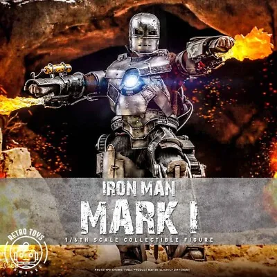 Buy Hot Toys Iron Man MK 1 MMS605 D40 Tony Stark Diecast 1/6 Figure Sideshow MK I MK1 • 433.10£