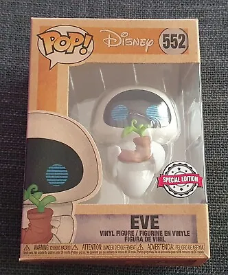 Buy Eve With Plant Funko Pop Figure 552 Wall-E Movies Disney Special Edition • 20.99£