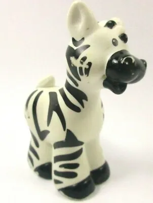 Buy 2004 Fisher Price Little People Zebra Zebra Animal Figure Zoo Mattel • 5.11£