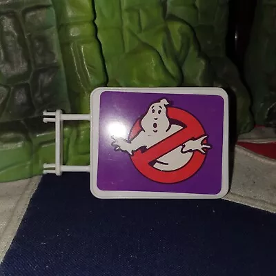Buy Vintage The Real Ghostbusters Figures FIRE HOUSE STATION SIGN Original Stickers • 0.99£