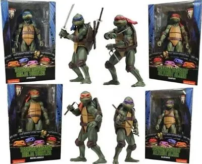 Buy Mutant Ninja Turtles Teenage 1990 Movie 7  Movable Toys Action Figure NECA TMNT • 26.35£