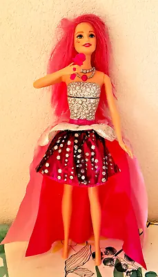 Buy Barbie Rock N Royals Courtney Princess Pink Hair Doll • 10.19£