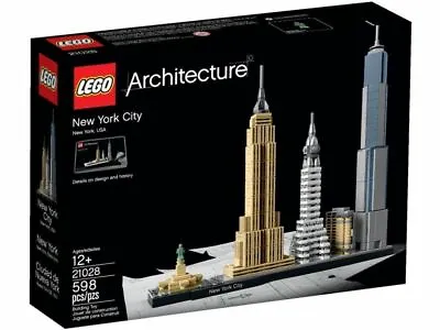 Buy LEGO Architecture - New York City Empire State Building (21028) NEW & ORIGINAL PACKAGING • 51.78£