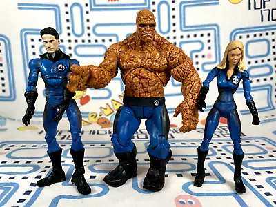 Buy Fantastic Four Toy Biz Bundle X3 Mr Fantastic Susan Storm The Thing Figures • 25.99£